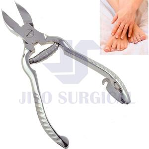 OEM ODM Pince à Ongles Multifonctionnel Pliant Cuticule Coupe-Ongles Épais Couleur Satin Poignée Souple Logo Personnalisé Incurvé - Product Image 5