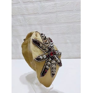 Stylish Designer <b>Headband</b> For <b>Girls</b> With Premium Multicolored Seed Beads Decorative Pearls And A Handmade Look - Product Image 4