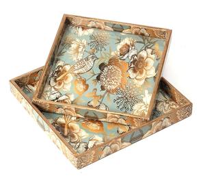 Plateau de service en bois massif, plateau de service de cuisine robuste - Product Image 6