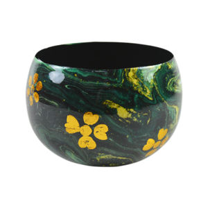 Vase de fleur de concepteur de Pot de fleur en métal fini émail fait à la main le plus vendu pour la décoration de sol de décoration de maison et de jardin - Product Image 3