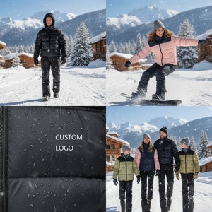 Blouson matelassé épais pour homme style classique 1996, 95% duvet de canard blanc, imperméable, personnalisable, vente en gros OEM - Product Image 3