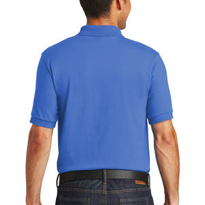 Mens Custom Short Sleeve <b>Polo</b> <b>Shirt</b> Pocket Royal Blue Golf <b>Shirts</b> - Product Image 2