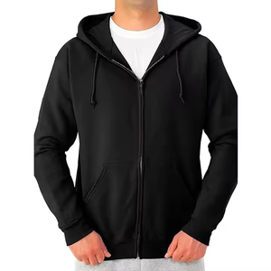 Sudadera con Capucha Unisex Personalizada con Cierre Completo, 100% Algodón, Felpa/Felpa Francesa, Transpirable, de Secado Rápido, Estilo Urbano - Product Image 2