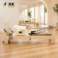 SK Commercial Studio Pilates Reformer en bois d'érable, équipement d'exercice, machine d'entraînement Yoga Pilates pour studio de fitness et salle de sport, en promotion