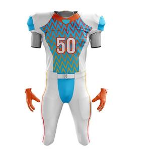Ensemble d'uniformes de football américain de qualité professionnelle pour hommes, tissu respirant et doux de qualité durable, uniforme de football américain - Product Image 2