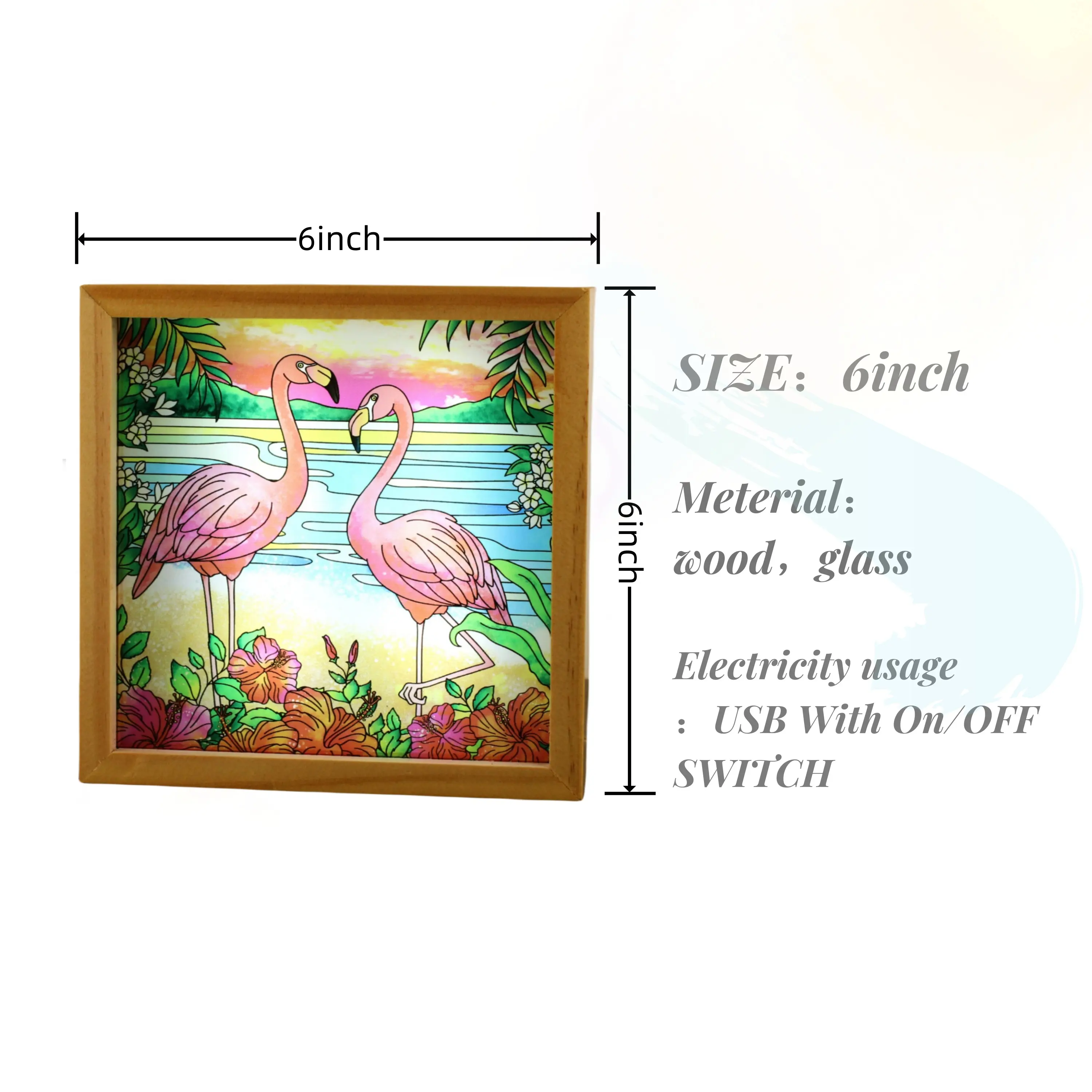 PYD 생활 개인화 된 사진 3D Led 램프 야간 조명 부활절 선물 승화 나무 스탠드로 아크릴 사진 액자