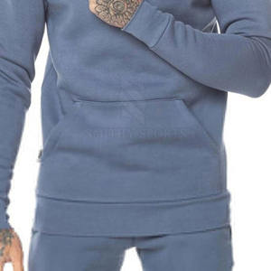 Logotipo personalizado de talla grande chándal con cremallera a prueba de viento último diseño polar con 100% algodón transpirable poliéster listo para el invierno - Product Image 3