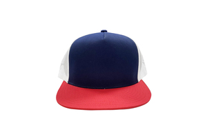 Custom Logo & Color 6-Panel <b>Flat</b> Bill Comfortable Cotton Mesh Snapback Cap, Vintage Classic & Trendy Style <b>Hat</b>, Made in Vietnam - Product Image 3