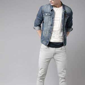 Servicios OEM, Chaqueta de Invierno de Mezclilla para Hombre de Alta Calidad con Diseño Personalizado, Nuevo Diseño - Product Image 3