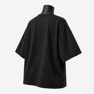 Camiseta Gráfica Extra Grande Personalizada para Mujer, Estilo Vintage, Negra, de Algodón, Streetwear, Corte Holgado - Product Image 5