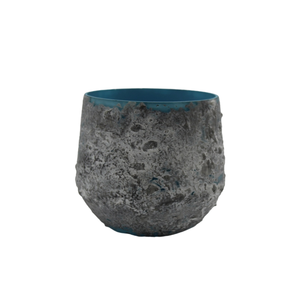 Support votif de bougie fini antique de couleur brune de matériel en verre de conception classique pour les décorations pour la maison faites à la main - Product Image 2