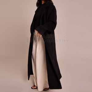 Ventes chaudes Manteau long pour femmes Produits tendance Manteau long en laine / polyester pour femmes En vente en ligne - Product Image 4