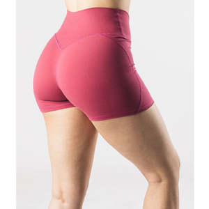 Pantalones cortos de Yoga para mujer más vendidos 100% poliéster activo gimnasio pantalones cortos elásticos pantalones de Yoga - Product Image 3