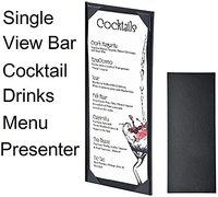 Le menu personnalisé le plus vendu couvre le support de menu en cuir lisse PU pour restaurant en cuir