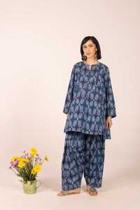 ชุดเสื้อผ้า2ชิ้นสำหรับผู้หญิงชุดสูทผ้า farshi ใส่สบายๆคอลเลกชันฤดูร้อนสนามหญ้า - Product Image 5