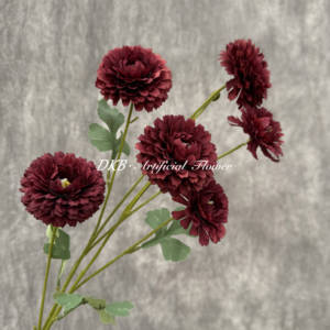 Vente chaude de fleurs artificielles colorées en vrac pour décorations de cadeaux, fleurs en vrac faites à la main pour mariage - Product Image 6