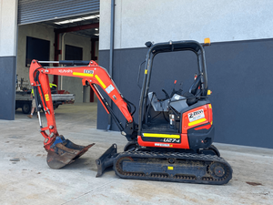รถขุดขนาดเล็ก Kubota U27-4 ขายดี น้ำหนัก 2.7 ตัน แบบตีนตะขาบ พร้อมระบบไฮดรอลิก สำหรับงานก่อสร้างและจัดสวน - Product Image 6