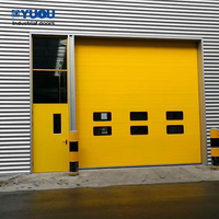 Porte Sectionnelle Industrielle Automatique, Porte Relevable en Acier Résistante au Vent, Porte Sectionnelle Basculante