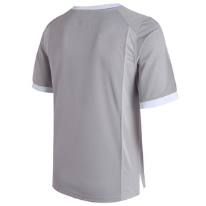 Maillot de football unisexe personnalisé, dernier style, 100 % maille/polyester, anti-bactérien, col en V, manches courtes, été - Product Image 2