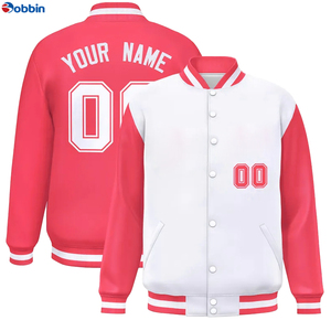 Chaqueta Universitaria Personalizada de Moda para Adultos, Chaqueta de Béisbol Personalizada, Chaqueta Estilo Universitario, Unisex, Talla Grande - Product Image 3