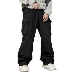 Pantalones Cargo para hombre de talla adulta con estilo nuevo de calidad Premium 100% algodón hecho cómodo ajuste para hombre Pantalones Cargo - Product Image 1