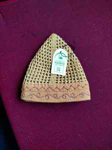 Chapeau Kufi pour homme de haute qualité à bas prix, tricoté à la main, brodé, bonnet de prière musulman, coton premium, bande écologique - Product Image 6