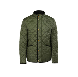 Veste matelassée décontractée personnalisée pour hommes fermeture à double boutonnage en toile souple et respirante pour le printemps - Product Image 1