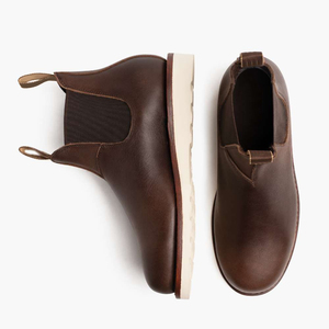 Botas hechas de material de cuero de diseño personalizado con altura del tobillo botas de cuero con logotipo personalizado de alta calidad último estilo - Product Image 3