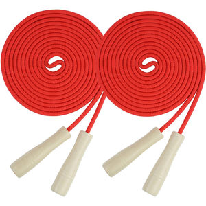 Cuerda para Saltar de 16 Pies Ajustable con Mango de Madera, Cuerda para Saltar en Equipo para Niños y Adultos, Larga Suficiente para 5-6 Personas - Product Image 1