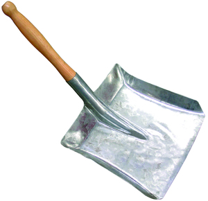 Paletta per Carbone Zincata con Manico da cm. 23x23 - Product Image 1