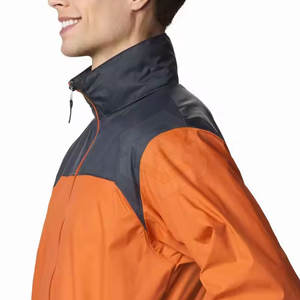 Chaqueta deportiva de rendimiento con cuello levantado y logotipo personalizado para hombre, pedido a granel de invierno, fabricante OEM - Product Image 4