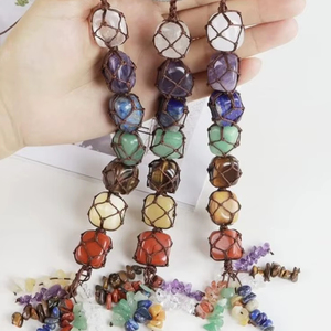 Best Quality Gemstone Healing <b>Crystals</b> With Seven Chakra Car Home Hanging <b>Ornament</b> Wholesale Hanging <b>Ornament</b> For sale - Product Image 1
