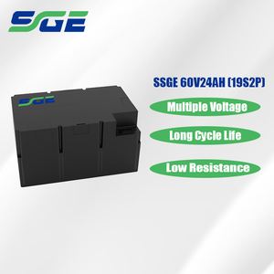 แบตเตอรี่รถยนต์ไฟฟ้ากำลังสูง อายุการใช้งานยาวนานพิเศษ ขายส่ง 60V 24AH 19S2P ชนิดน้ำ LiFePO4 1200 รอบ สำหรับยานยนต์ - Product Image 1