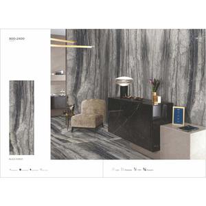 Luice Brown 800x2400mm Carrelage de porcelaine émaillée Chambre moderne Vibe Comptoir de granit artificiel Pierre frittée de 20mm pour hall extérieur - Product Image 5