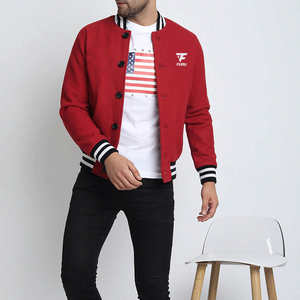 OEM Custom Men's Winter Jacket New Fashion <b>Wool</b> <b>Fabric</b> with Hood Light Pattern Decoration Letterman Style Made in Pakistan - Product Image 4