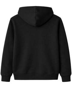 Sudadera con Capucha Negra para Hombre, Sudadera con Capucha de Felpa de Algodón Premium, Chaqueta Informal de Invierno para Calle con Bolsillos para Hombre, OEM Bul - Product Image 2