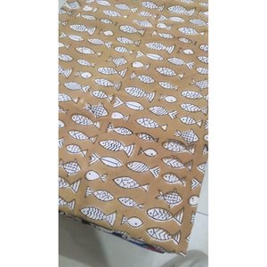 Tela Tejida con Estampado de Bloques para Textiles del Hogar, Estilo Liso - Product Image 1