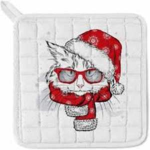 100% coton biologique classique cuisine maniques ensemble écologique antidérapant poche mitaine résistant à la chaleur maniques tapis tampons pour - Product Image 1