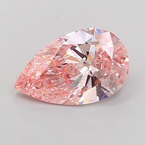 Diamante Cultivado en Laboratorio, Corte Pera, 2.50 ct, Rosa Intenso, VVS1, Colgante Personalizado y Otras Joyas de Diamantes - Product Image 4
