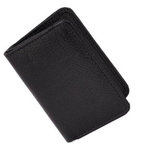 2024 Best-seller Portefeuille mince en cuir de luxe pour hommes Logo personnalisé Fermeture à glissière Durable de grande capacité Fermeture ouverte Longue maintenance OEM - Product Image 2