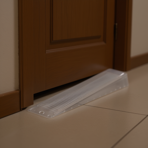 Bouchon d'étanchéité transparent en plastique 155 mm x 20 mm pour porte, lot de 10 - Product Image 3