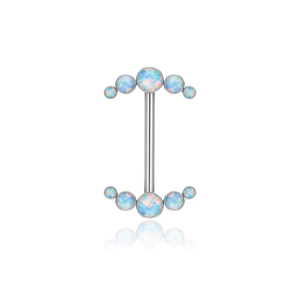 <span class=keywords><strong>Piercing</strong></span> Corporal Hipoalergénico de Titanio F136 al por Mayor, Estilo Punk, para Boda y Compromiso, Anillos para Pezón con <span class=keywords><strong>Flecha</strong></span> y Barra, con Piedra CZ Transparente, Calibre 14G - Product Image 5