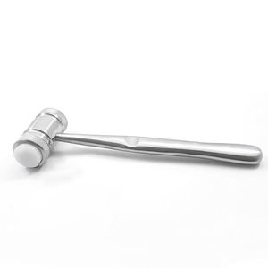 Herramienta quirúrgica dental de mazos de nailon y acero inoxidable de dos cabezas con martillo de hueso eléctrico manual para dientes - Product Image 3