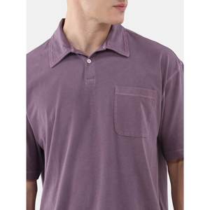 Novedad de verano, polos de manga corta para hombre, ropa de trabajo de Color sólido, Camiseta de algodón, jersey de solapa informal, ropa, Tops, azul y blanco - Product Image 1