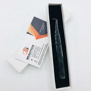 Las mejores pinzas profesionales de volumen de bota delgada de 90 grados, logotipo personalizado, extensión de pestañas de gran cantidad de acero inoxidable sostenible - Product Image 6