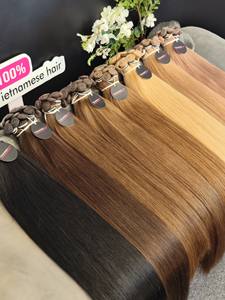 2025 vente chaude qualité supérieure 100% extensions de cheveux humains vierges vietnamiens cuticule complète pour la trame de génie prix de gros - Product Image 2