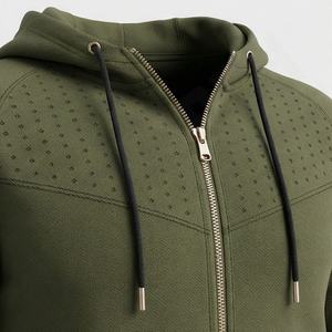 Ensemble de survêtement pour homme en molleton de coton, respirant, pour la course à pied, la mode de rue, design personnalisé, vêtements de sport, de fitness et de gym - Product Image 4