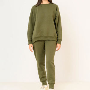 Conjuntos Deportivos para Mujer de Alta Demanda, Felpa, Diseño Sólido, Ropa Deportiva de Invierno, Cuello Redondo con Mangas Largas, Nuevos Conjuntos Deportivos para Mujer - Product Image 4