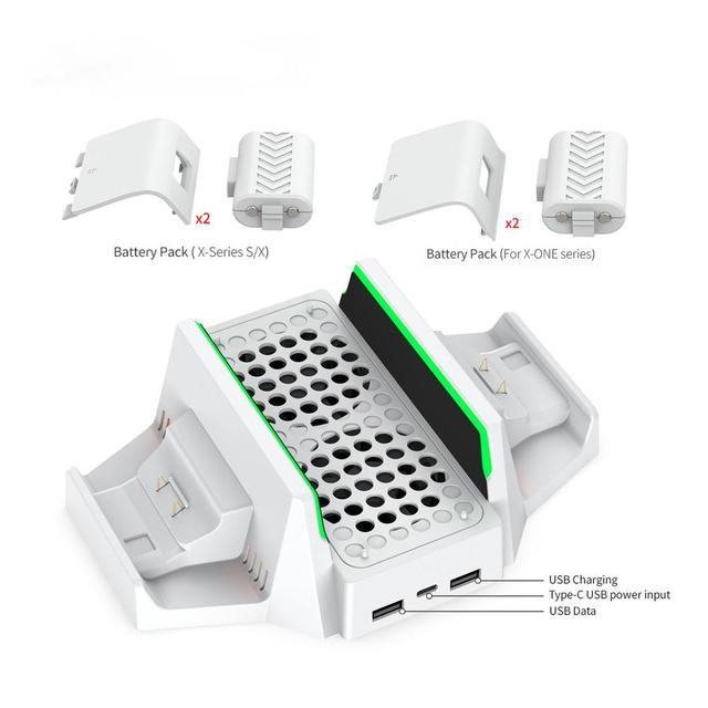 Wholesale Vertical Stand Cooling Fan Charger Charging Dock Bracket Stand for Xboxes Series S Console