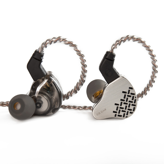 KBEAR Rosefinch HIFI Earphone 4 Core OFC Wire Dynamic Driver IEM Monitor With Mic 3.5mm Plug Wired Earphone